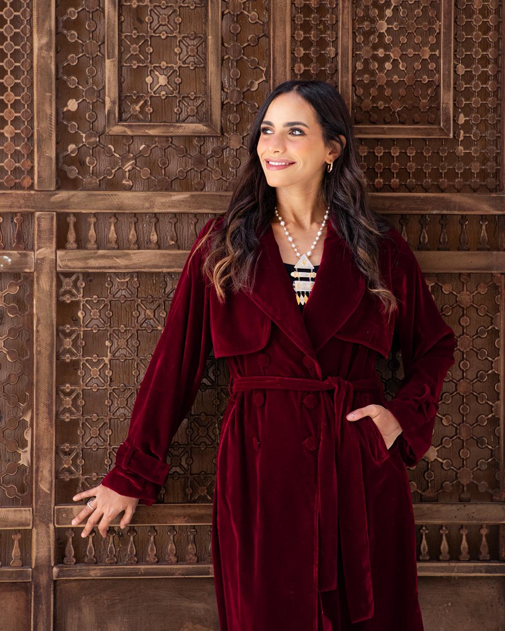 Ruby Velvet Kaftan