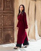 Ruby Velvet Kaftan